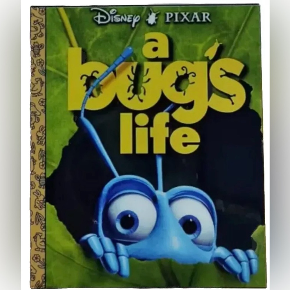 Disney Fantasy Pin Bugs Life Little Golden Book Pixar 3 Inch Jumbo Flik Blue Ant